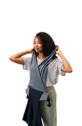 MOBY Easy Wrap Carrier - Charcoal/Black