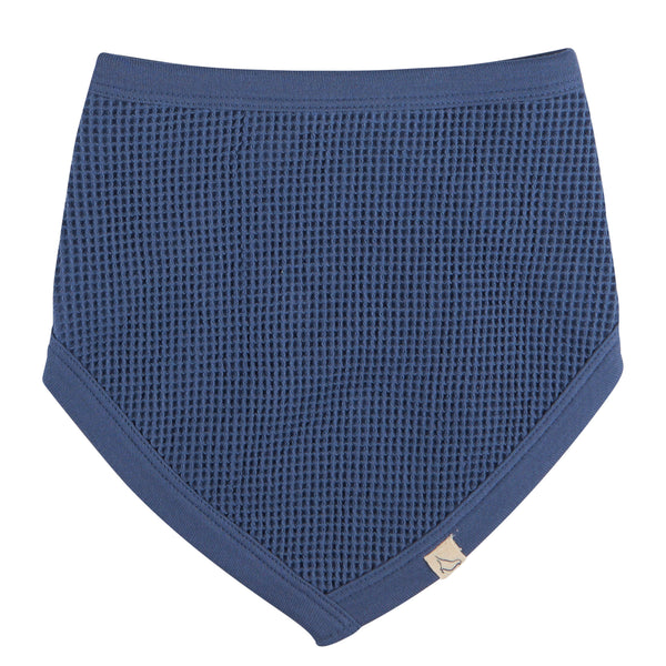 Pigeon Organics Bib (waffle), night blue