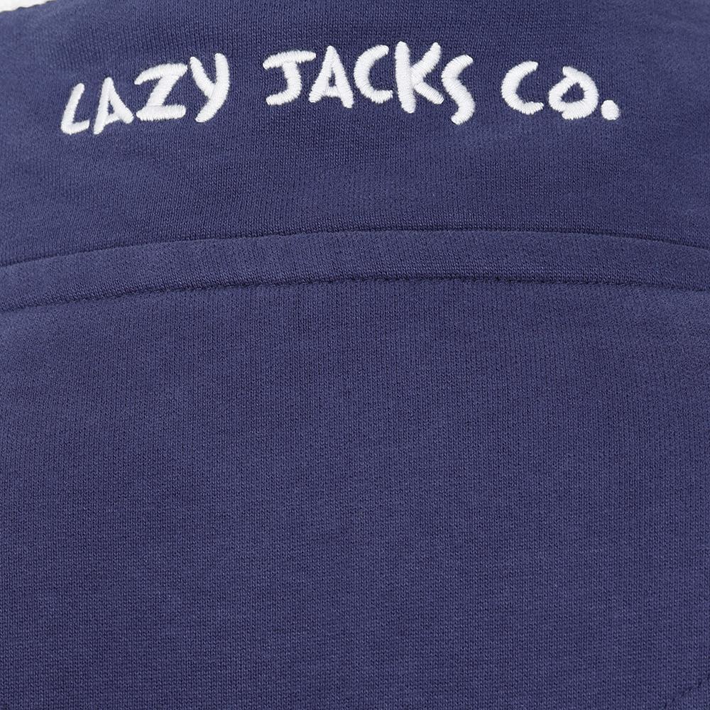 Ladies Twilight/Sign Post Lazy Jacks Wells-Next-the-Sea Printed 1/4 Zip Sweatshirt