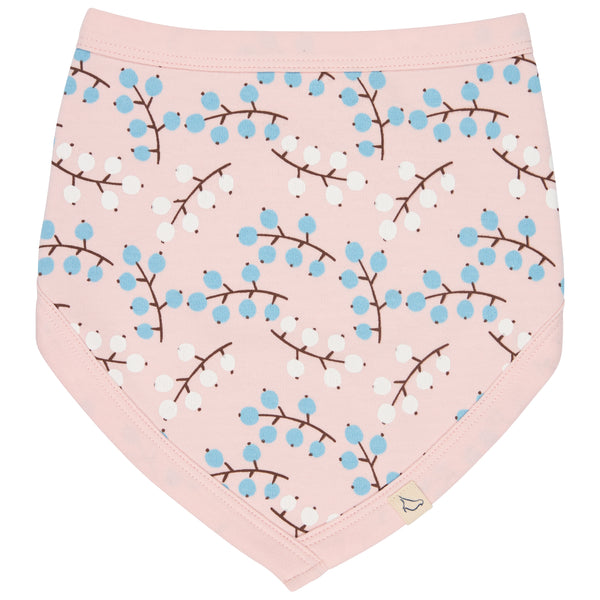 Pigeon Organics Bib (AOP), winter berry