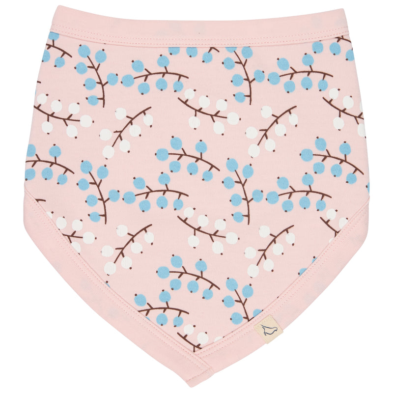 Pigeon Organics Bib (AOP), winter berry