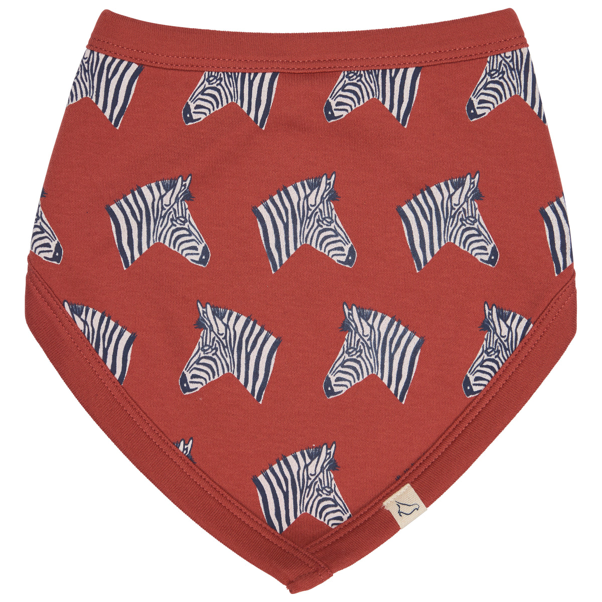 Pigeon Organics Bib (AOP), zebra