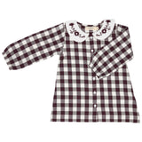 Pigeon Organics Gingham top, fig