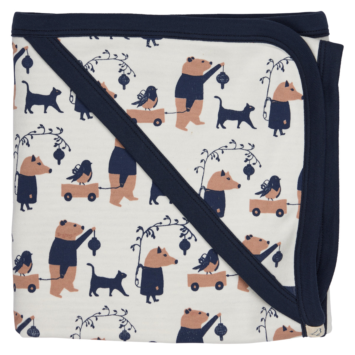 Pigeon Organics Hooded blanket, Animal Proscession