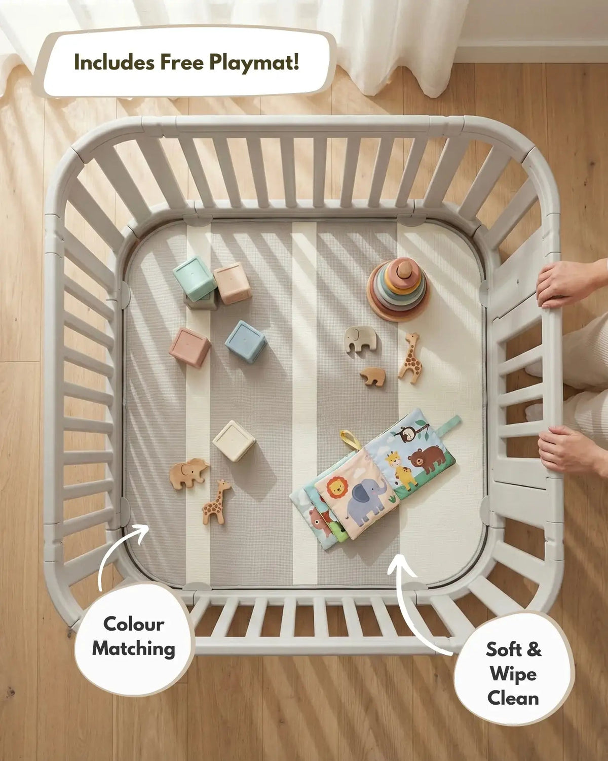 All Stars Playpen - Grey