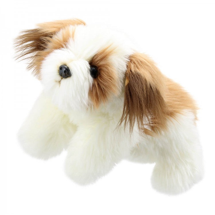 Dog (Brown & White) Full-Bodied Puppet - The Puppet Company