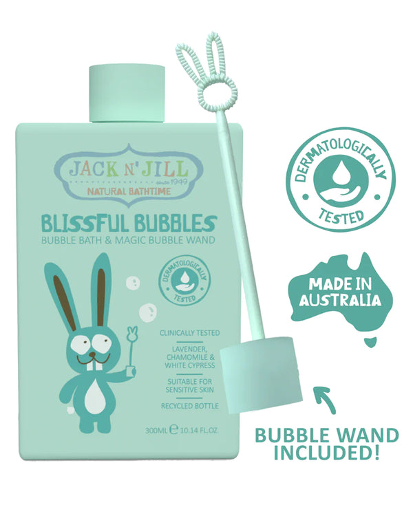 Jack N' Jill Bubble Bath with Bubble Wand - Natural 300Ml