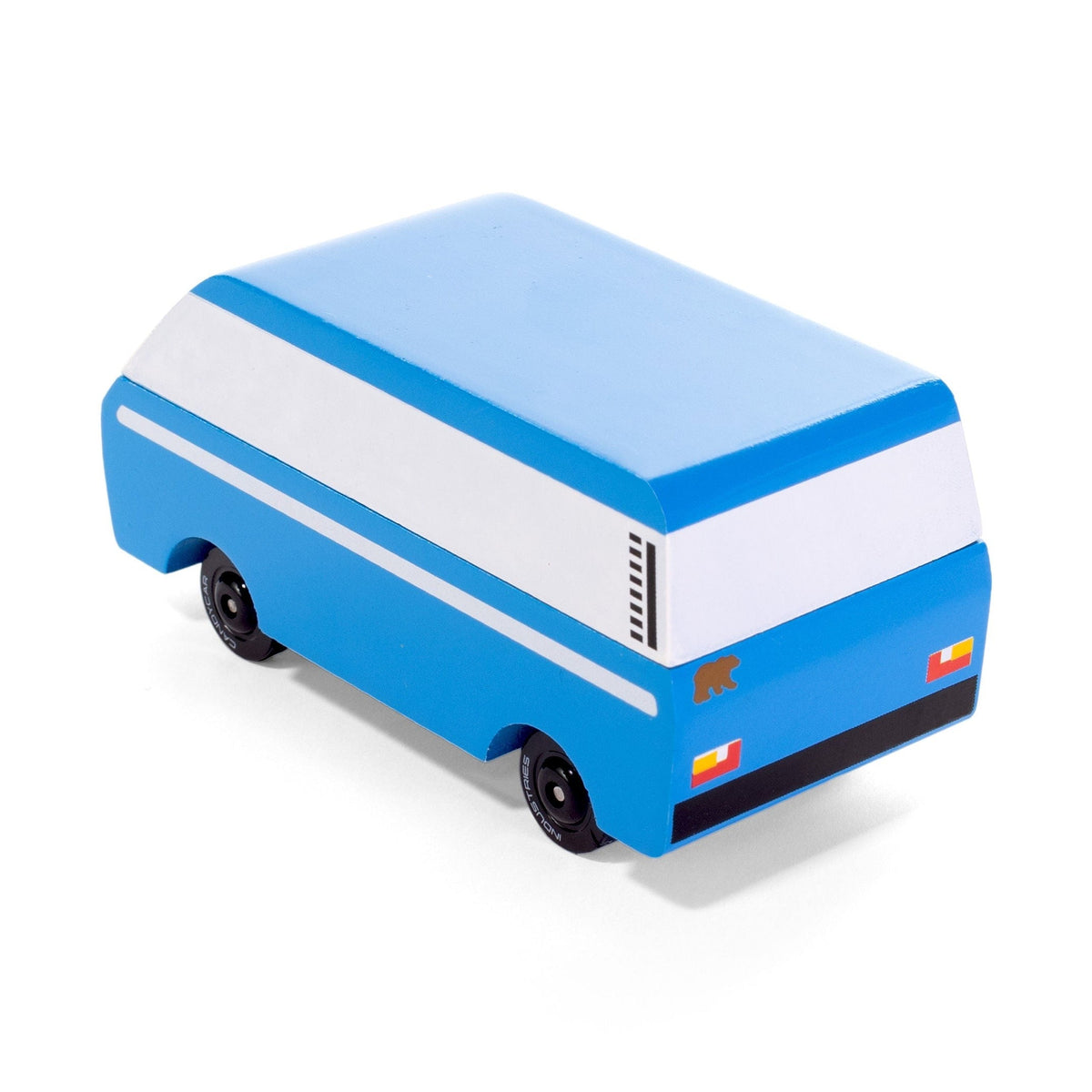 Candylab Wooden Diecast Candyvan VW T3 Blue Van Diesel