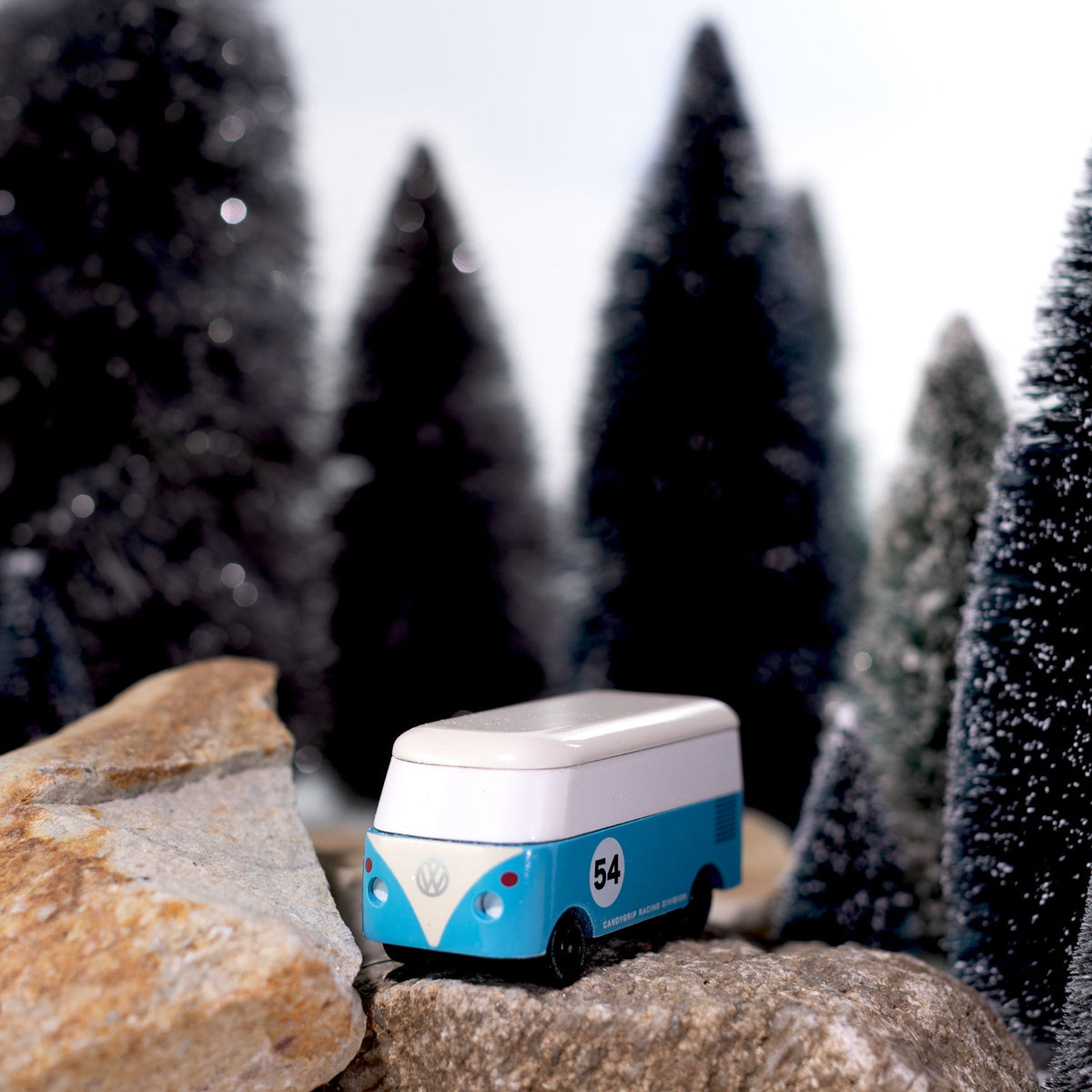 Candylab Wooden Diecast Candyvan VW T1 Blue 54