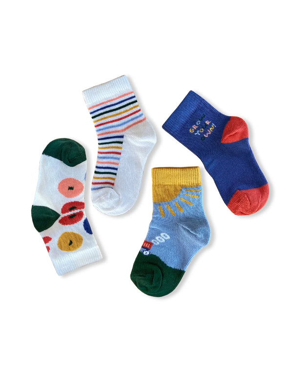 4pk Baby Cotton Grow Your Own Socks