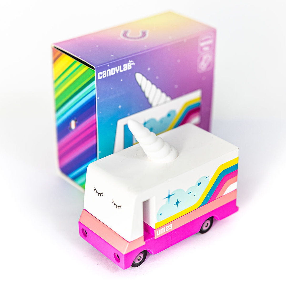 Candylab Wooden Diecast Candyvan Unicorn 2.0