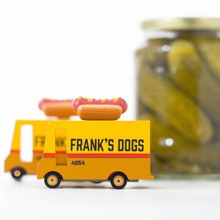 Candylab Wooden Diecast Candyvan Hot Dog Van