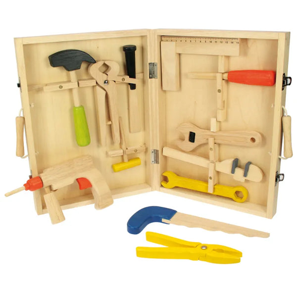 Bigjigs Carpenters Wooden Tool Box