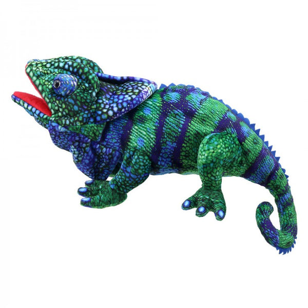 The Puppet Company Large Creatures - Blue/Green Chameleon
