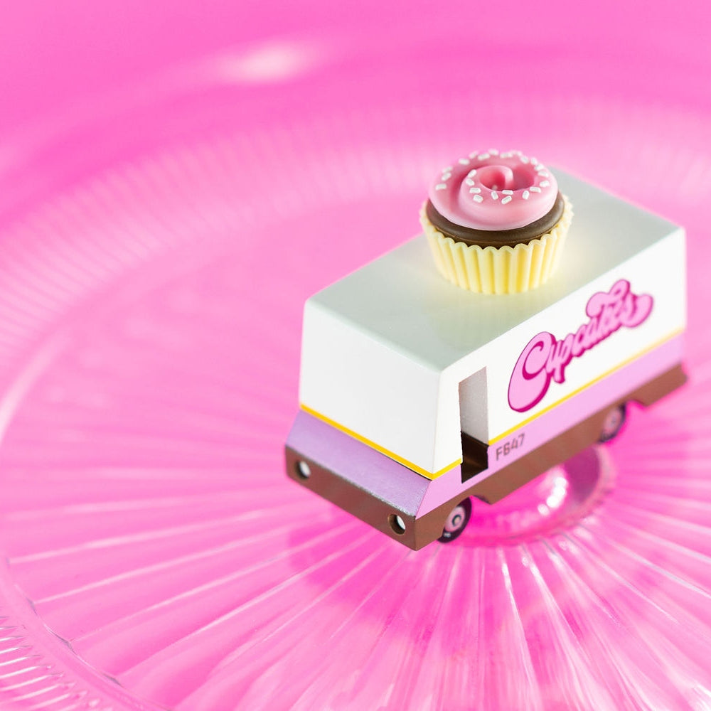Candylab Wooden Diecast Candyvan Cupcake Truck