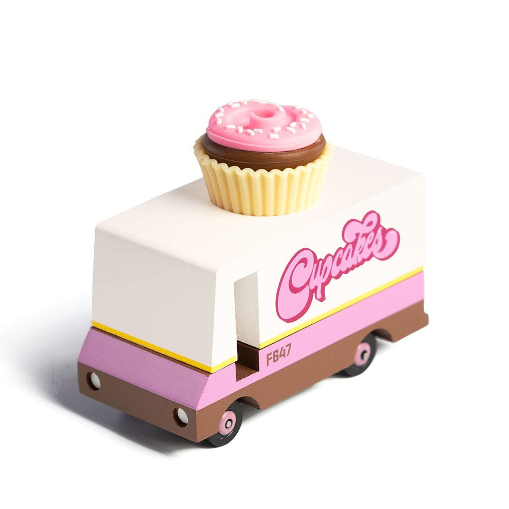 Candylab Wooden Diecast Candyvan Cupcake Truck