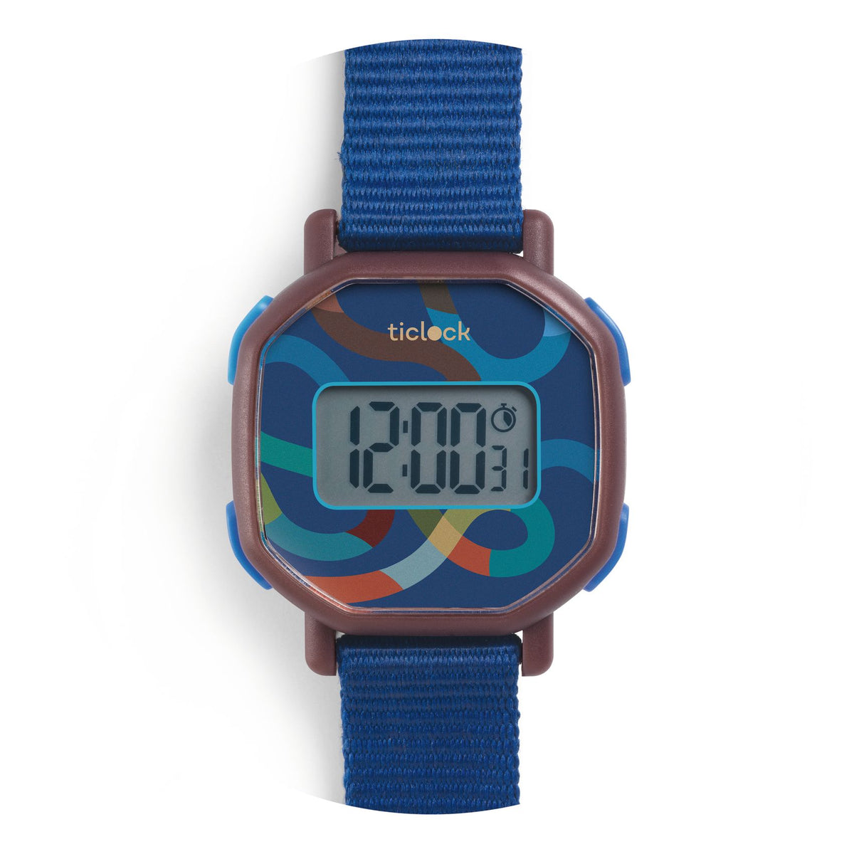 Djeco Ticlock Digital Watches - Blue Volute