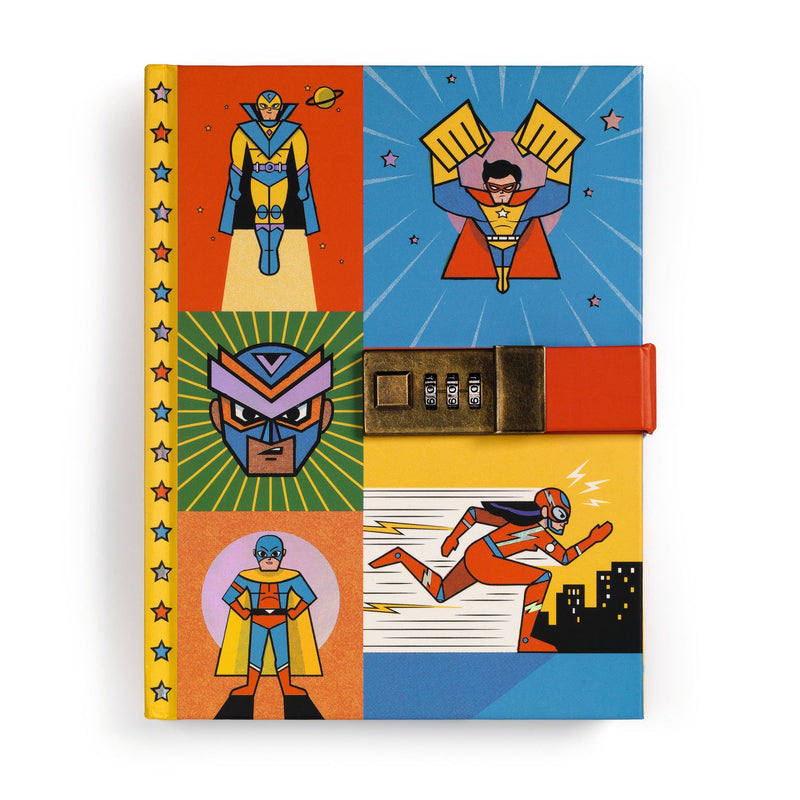 Djeco Secret Notebook Code Diary - Ben / Superhero