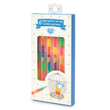 Djeco Pens - 6 Rainbow Gel Pens