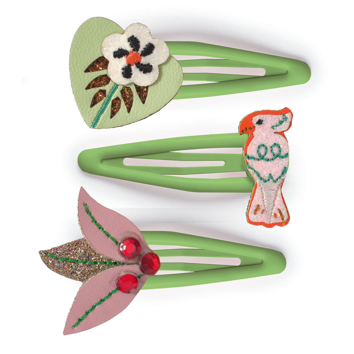 Plume Accessories - Hair Clips  Colomba X 3
