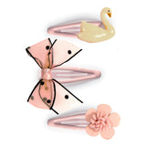 Plume Accessories - Hair Clips  Violette X 3