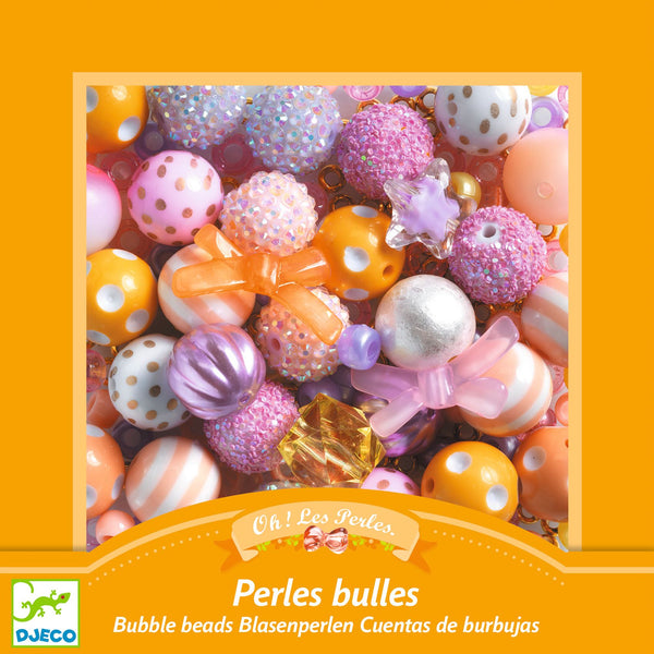 Djeco Abundance Jewellery Beads - Perles Bulles Yellow