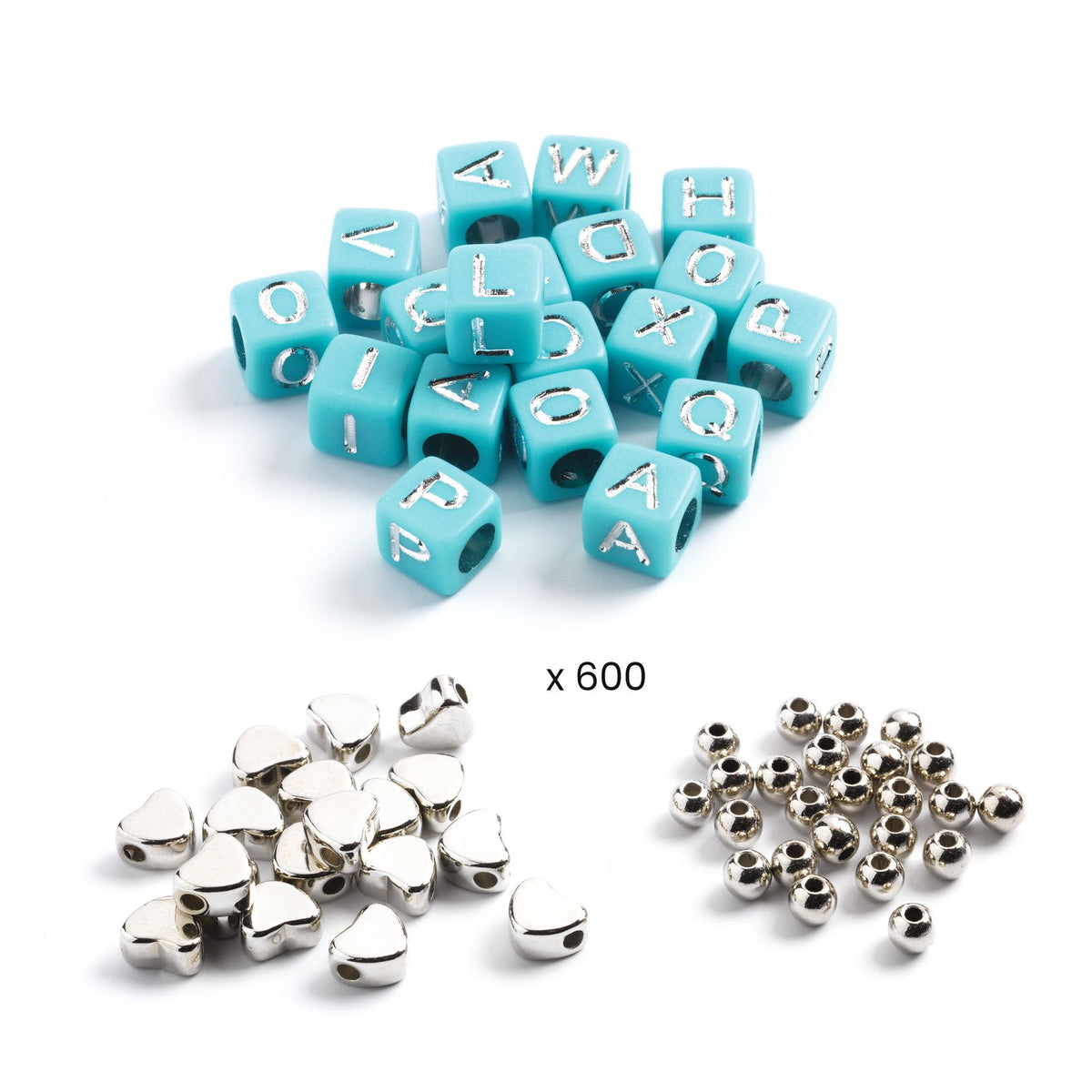 Djeco Abundance Jewellery Beads - Perles Alphabet