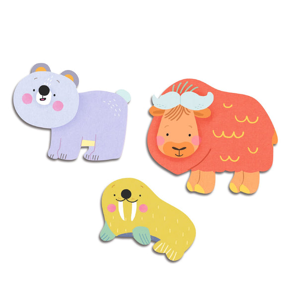 Djeco Big Stickers - Ice Field Animals