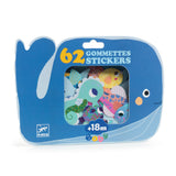 Djeco Big Stickers - Sea Animals