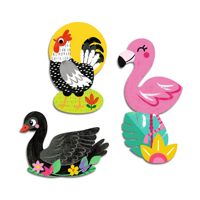 Djeco Big Stickers - Birds