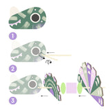 Djeco Diy Pipe Cleaner Threading - Terrible Dinos