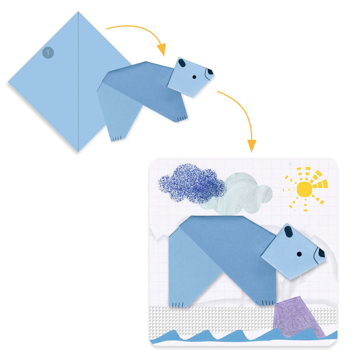 Djeco Create with Paper - First Paper Foldings