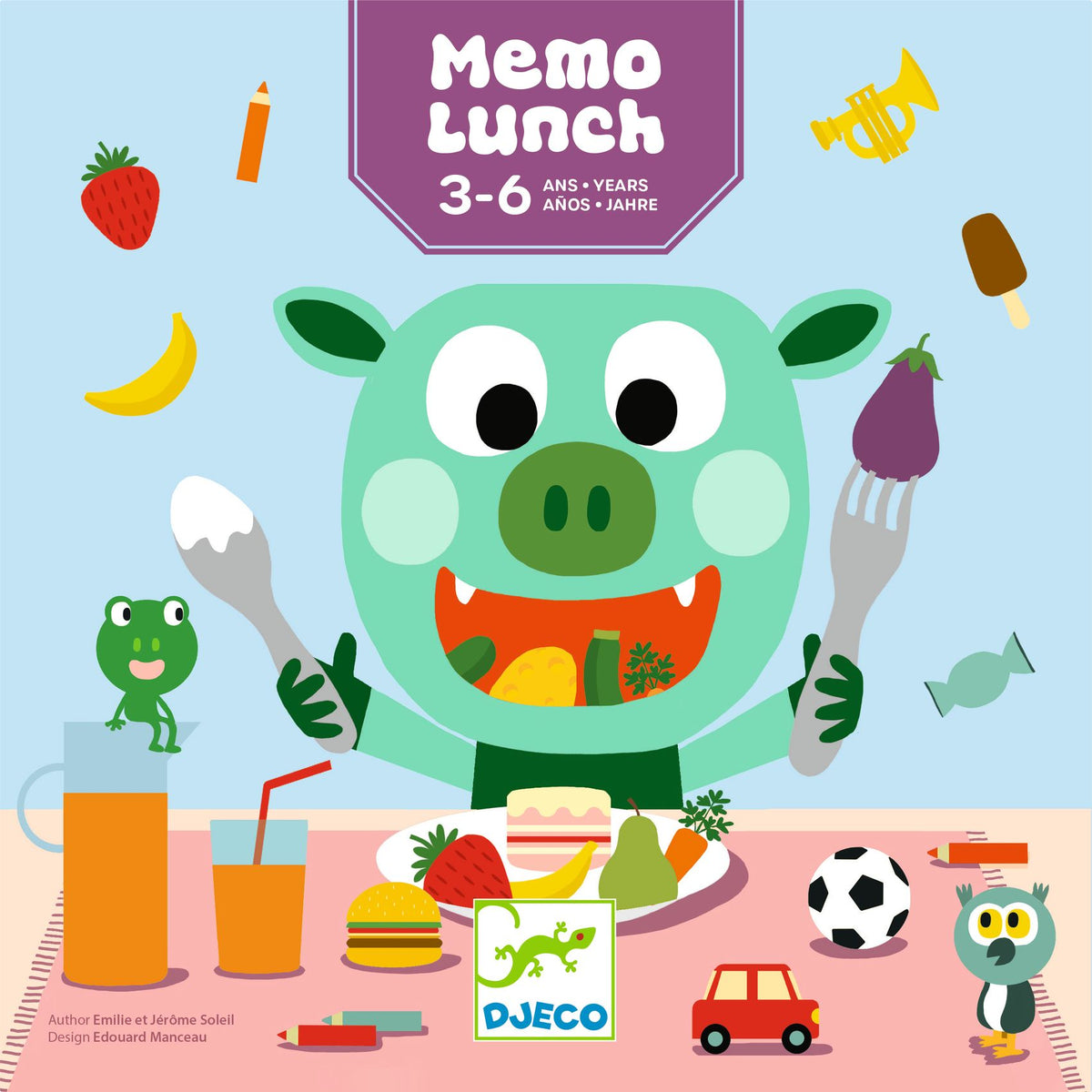Djeco Games - Memo Lunch