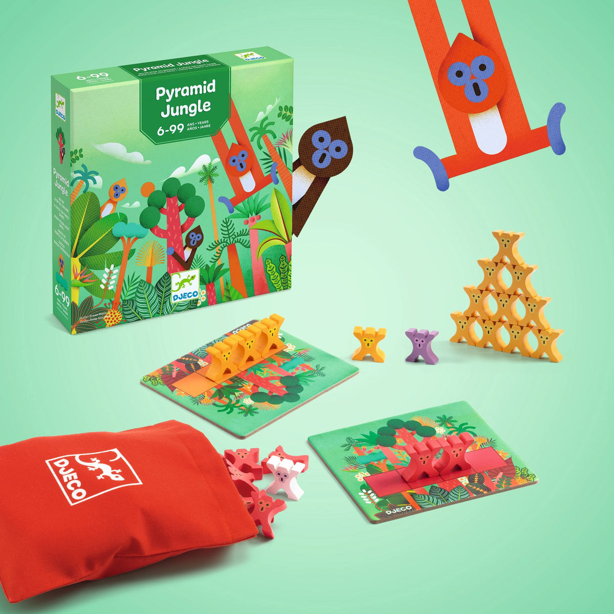 Djeco Games - Pyramid Jungle