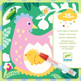 Djeco Magic Colouring - Peekaboo! Garden Baby Animals