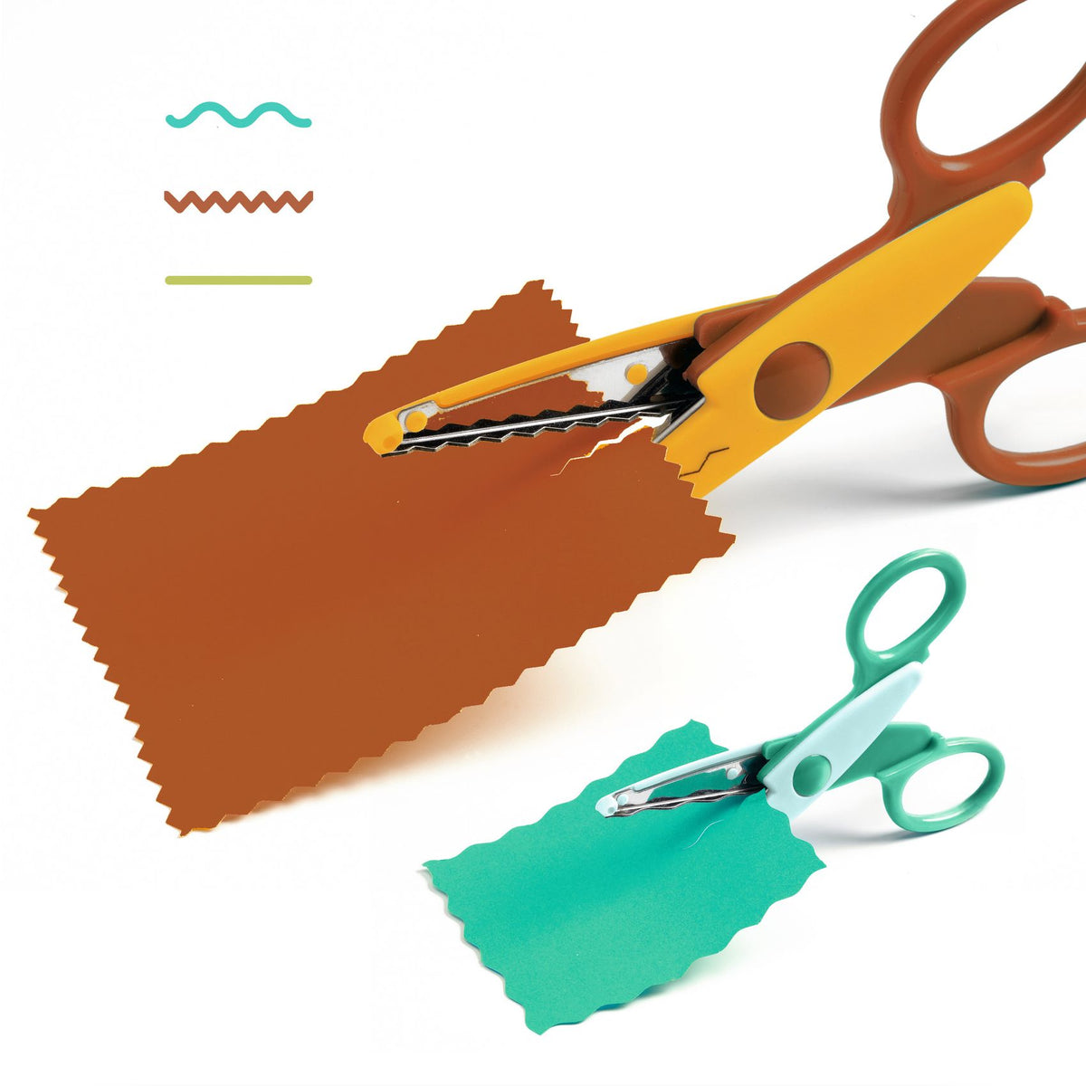 Djeco My 3 Big Craft Scissors Set for Children