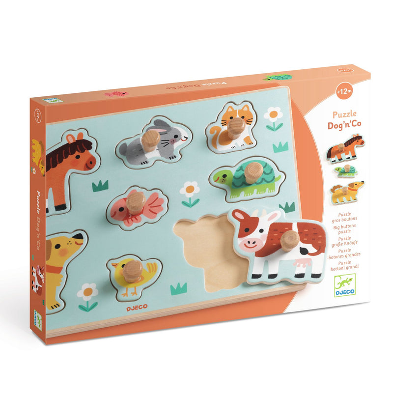 Djeco Dog'n'Co Peg Puzzle
