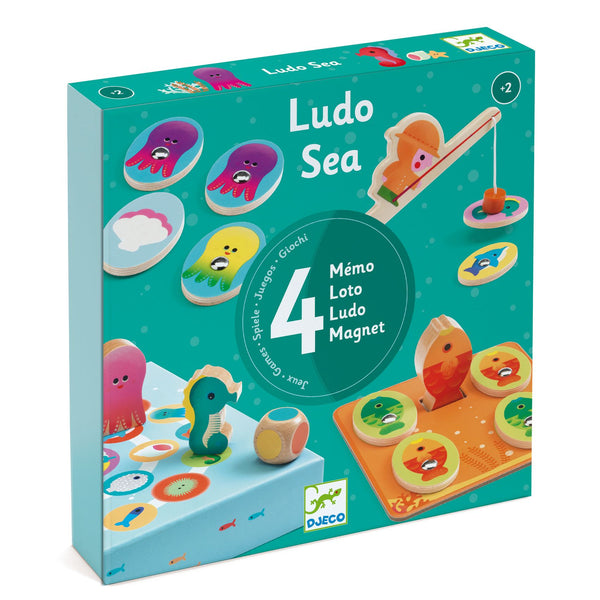 Djeco Games - Ludo Sea (4 Games)