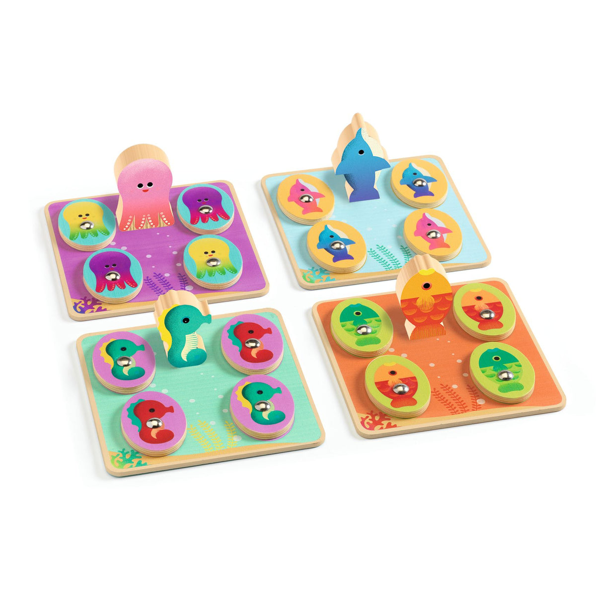 Djeco Games - Ludo Sea (4 Games)