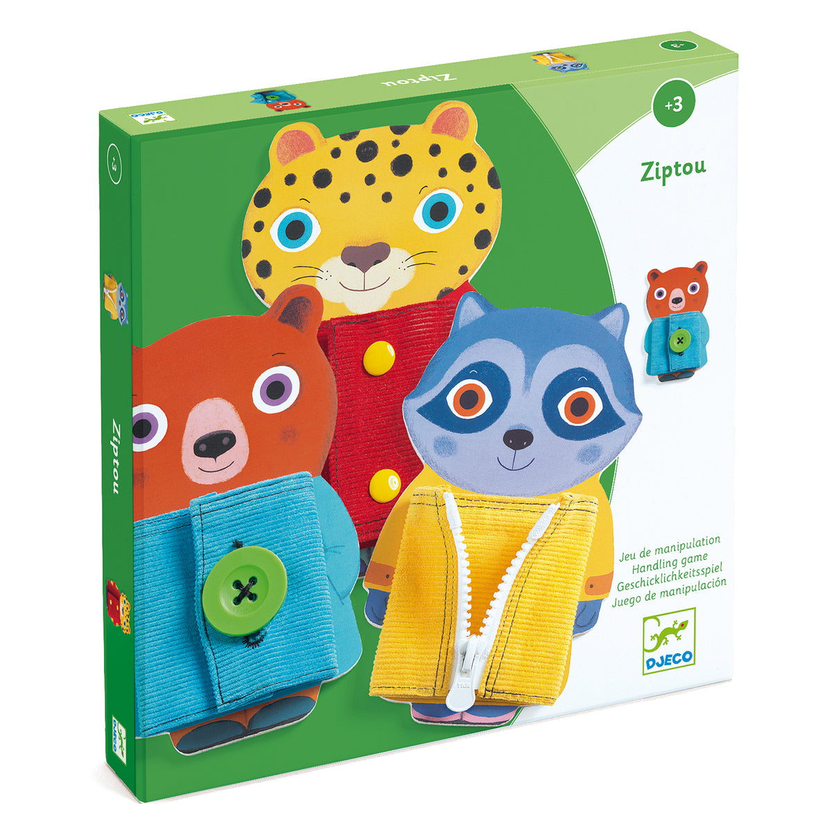 Djeco Ziptou - Fine Motor Game