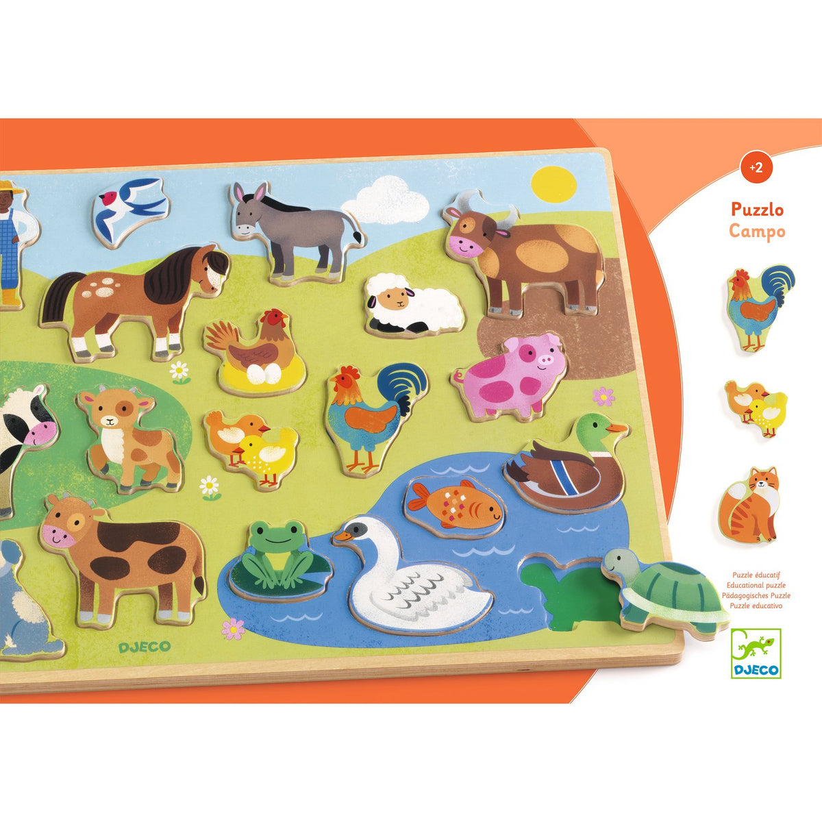 Djeco Puzzle Campo - Farm
