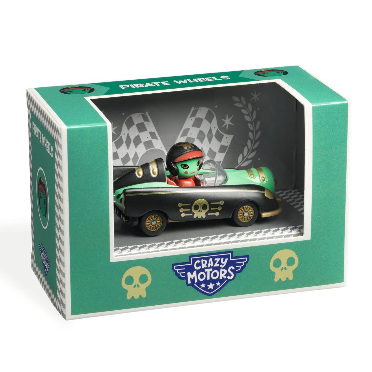 Djeco Crazy Motors Car - Pirate Wheels