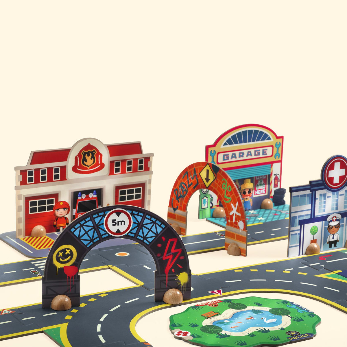 Djeco Crazy Motors - Giant City Circuit