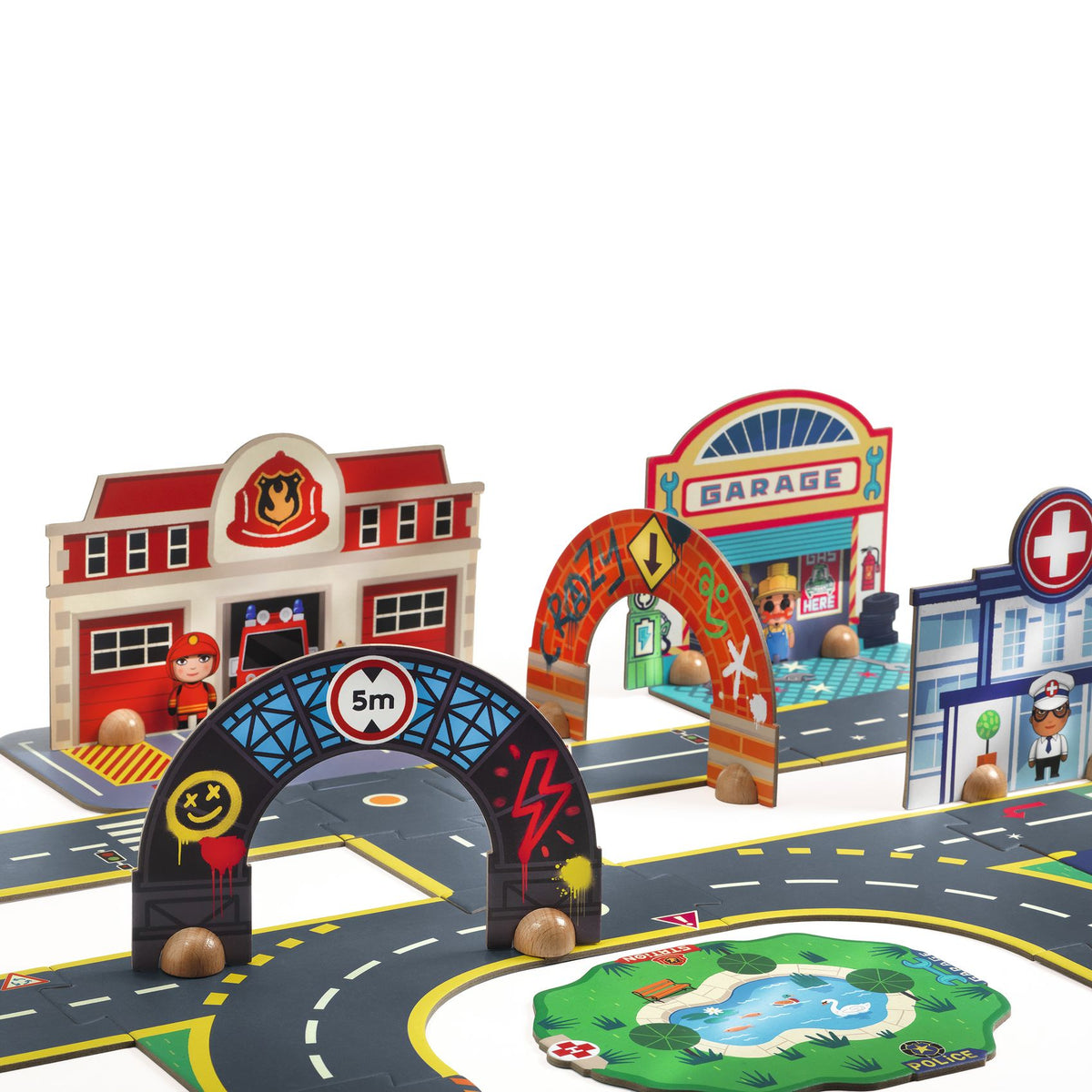 Djeco Crazy Motors - Giant City Circuit