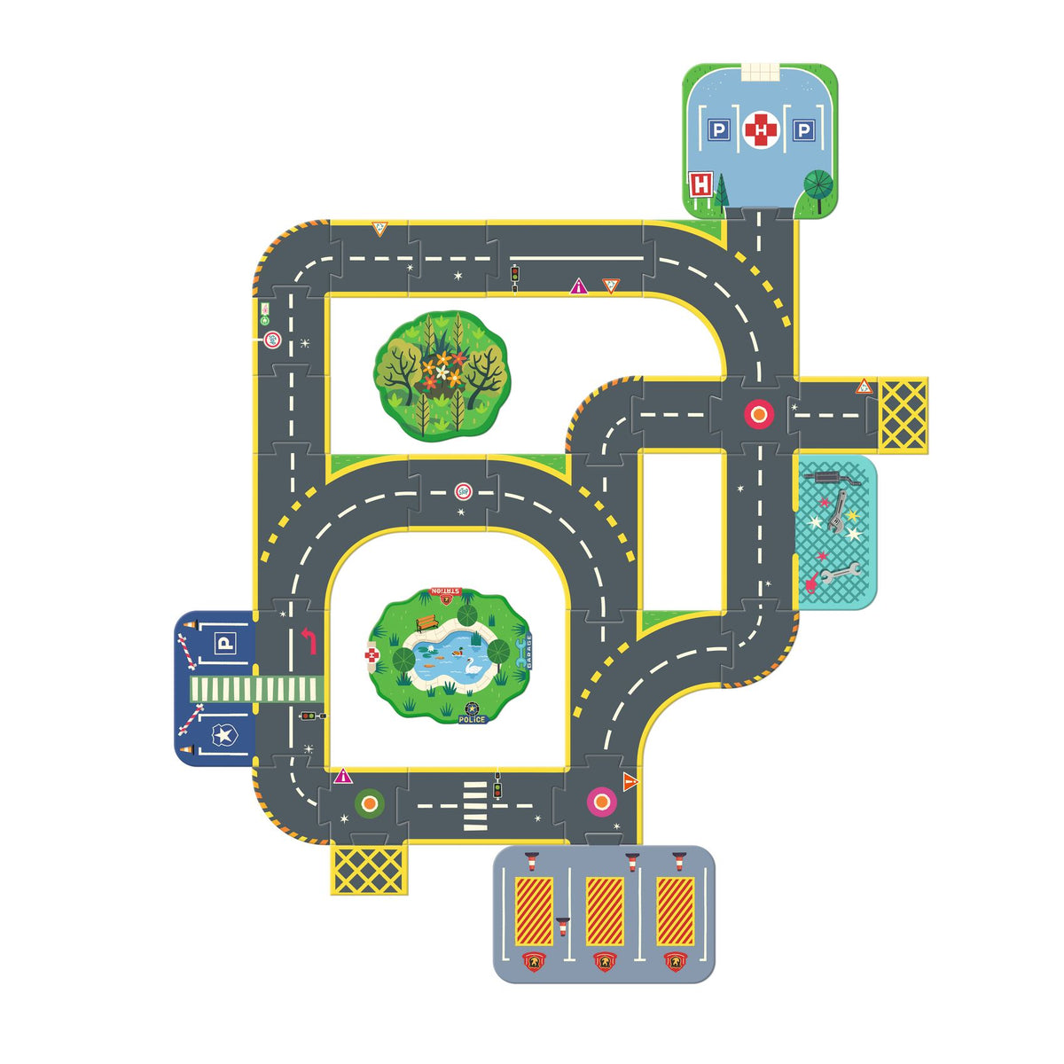 Djeco Crazy Motors - Giant City Circuit