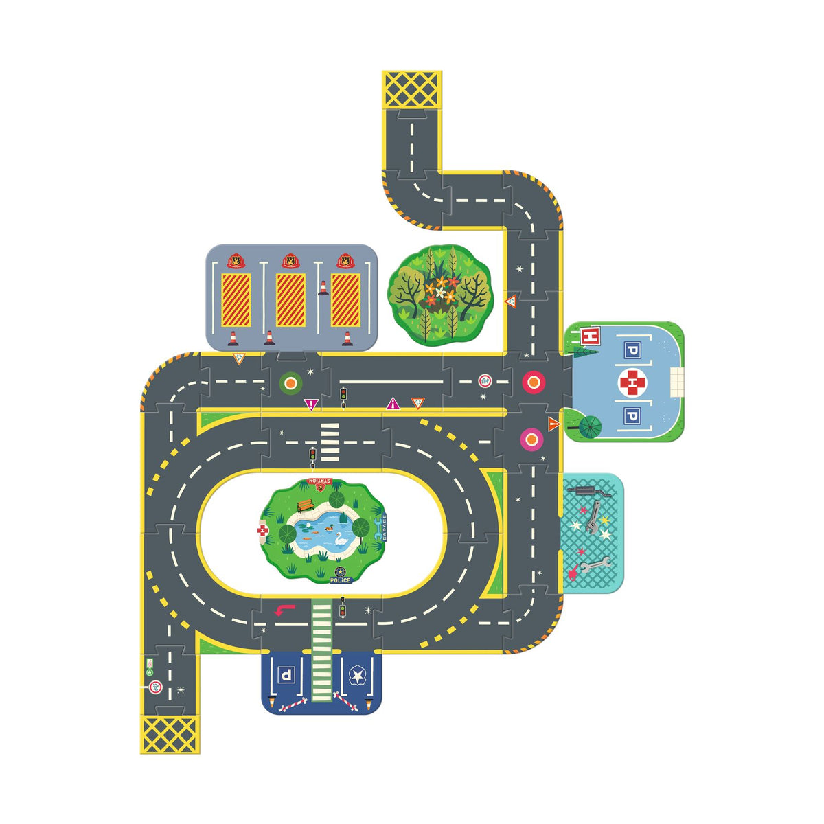 Djeco Crazy Motors - Giant City Circuit