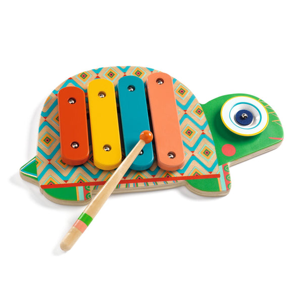 Djeco Animambo Turtle Cymbal & Xylophone