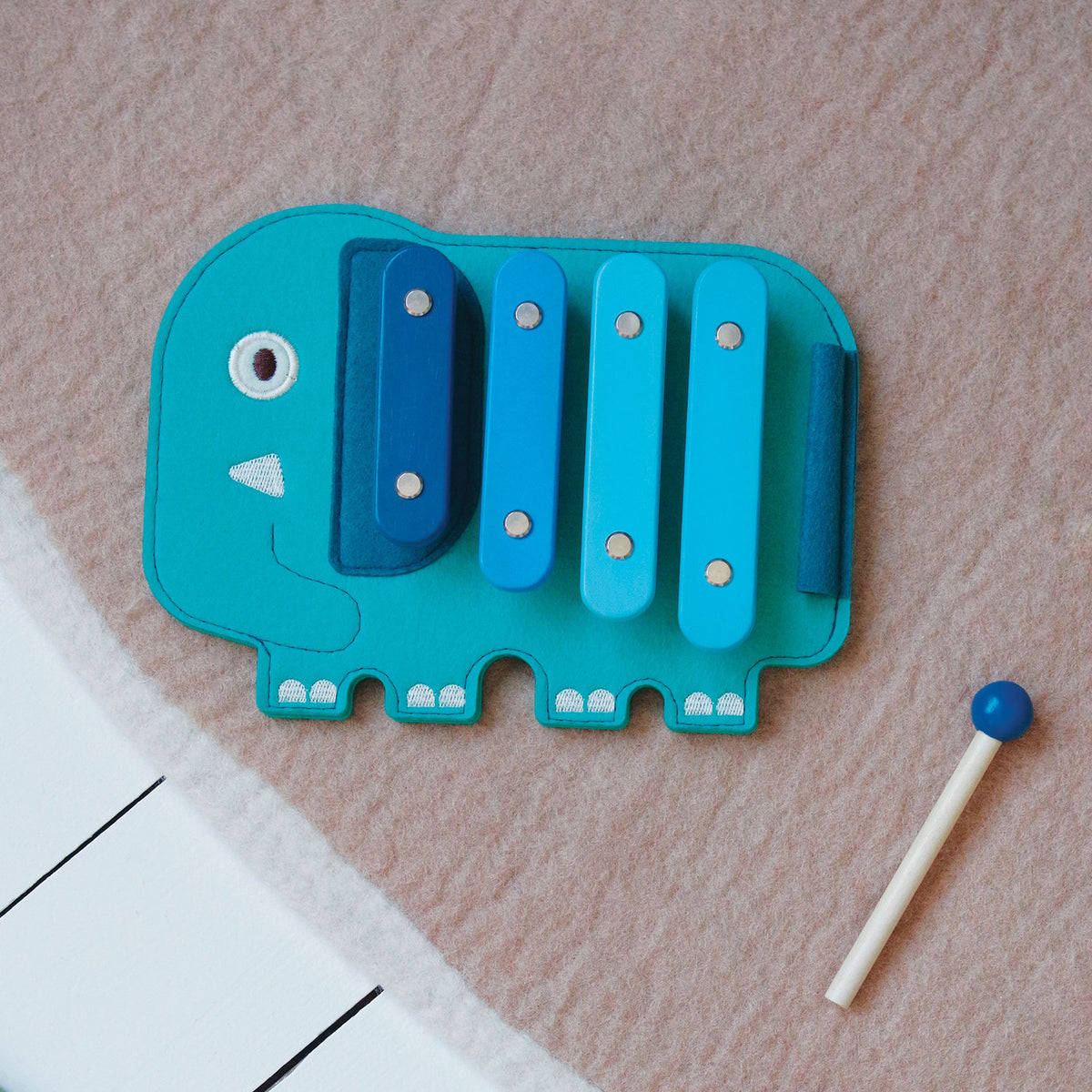 Djeco Softixylo - Wooden and Felt Xylophone