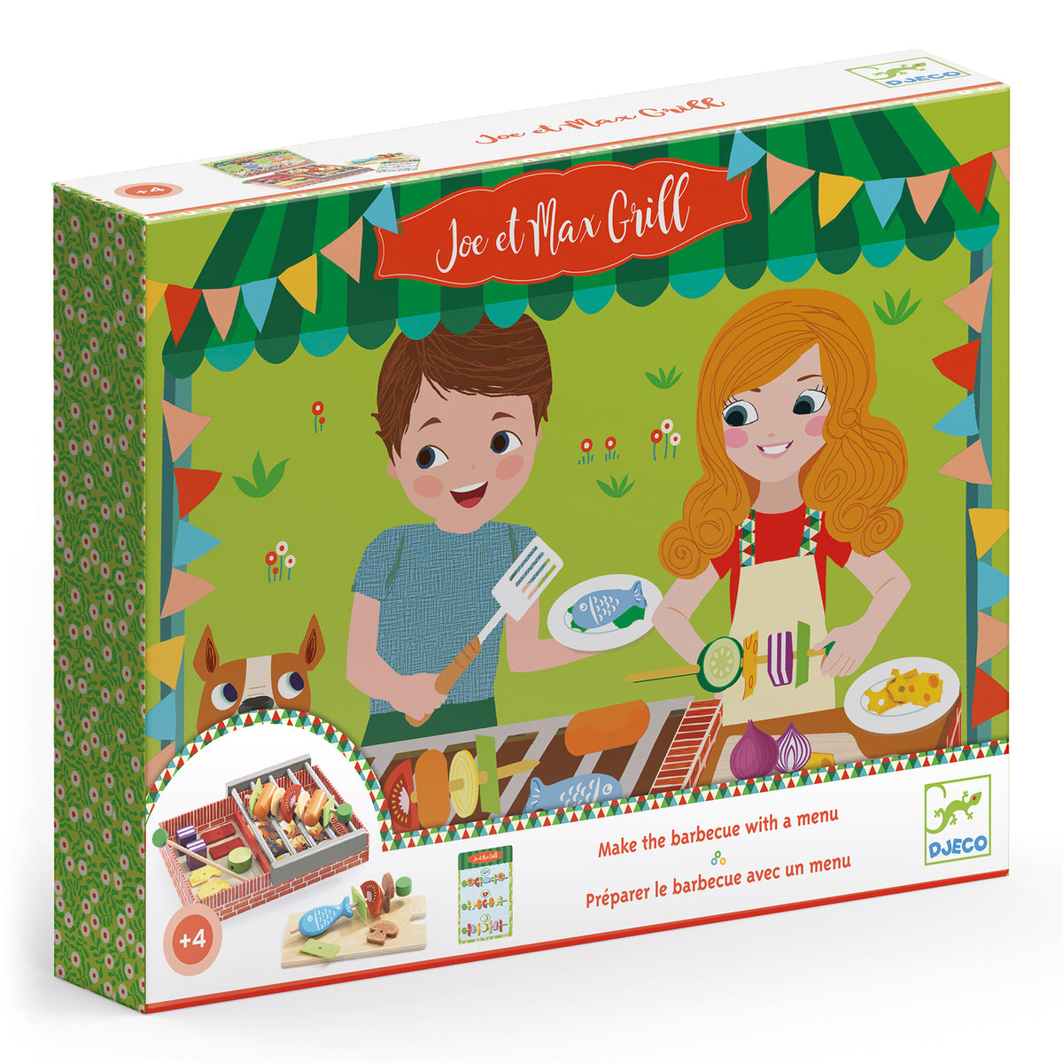 Djeco Joe and Max Grill Playset
