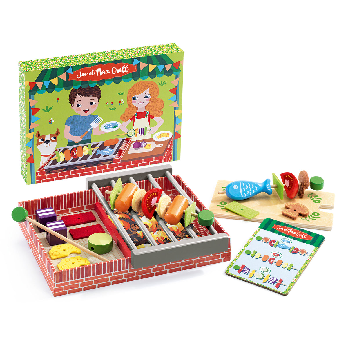 Djeco Joe and Max Grill Playset